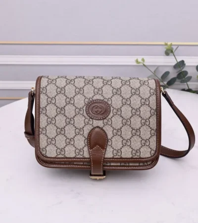 Replica GUCCI MINI CROSSBODY BAG WITH INTERLOCKING G - Best Fake Designer Bags