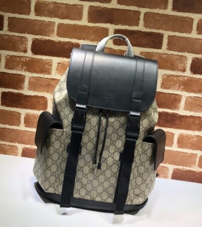 Replica Gucci   Large Web Backpack Beige - Best Fake Designer Bags
