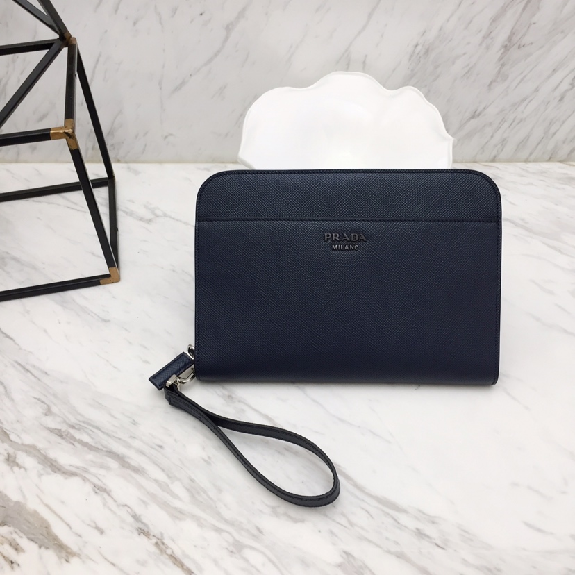 Replica Prada Saffiano New Pouch - Best Fake Designer Bags