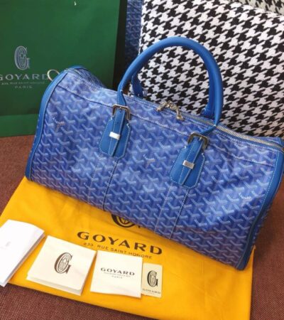 Replica Goyard Boston 45 Blue - Best Fake Designer Bags
