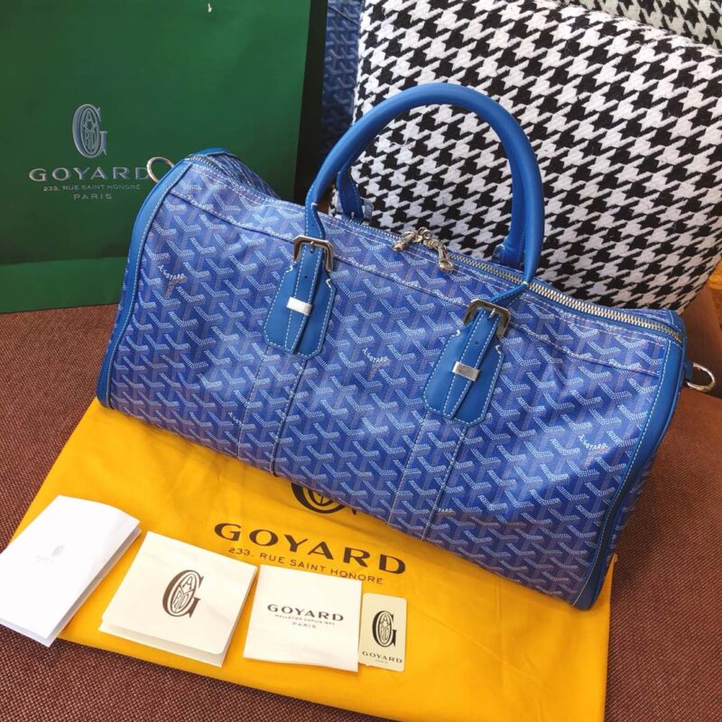Replica Goyard Boston 45 Blue - Best Fake Designer Bags