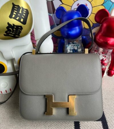 Replica Hermes Constance 18cm Grey - Best Fake Designer Bags