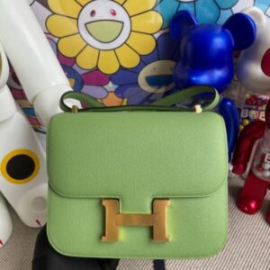 Replica Hermes Constance 18cm Light Green - Best Fake Designer Bags