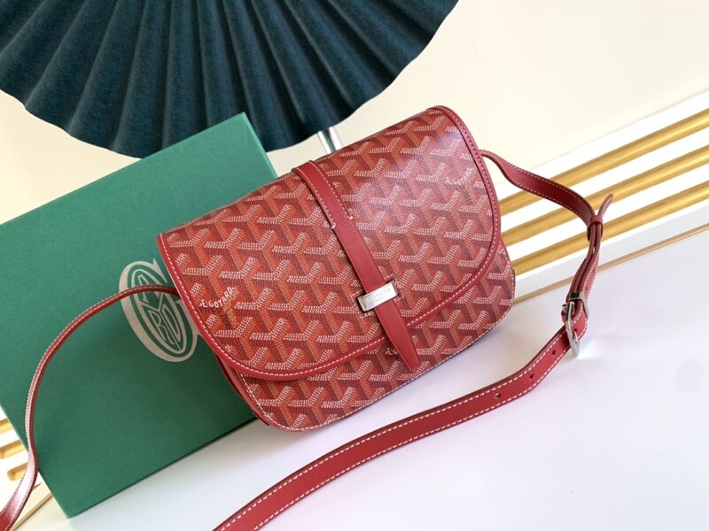 Replica Goyard Belvedere Red - Best Fake Designer Bags