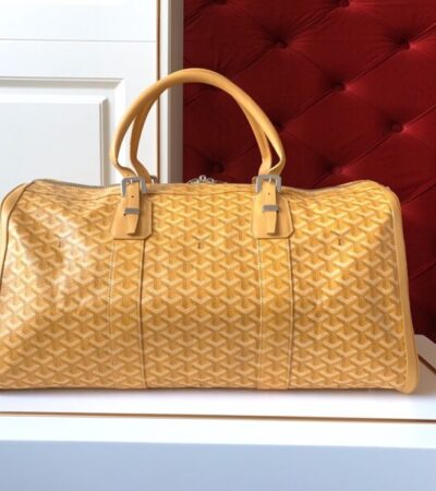 Replica Goyard Boston 45 Yellow - Best Fake Designer Bags