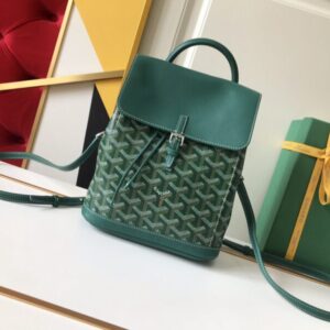 Replica Goyard Alpi Mini Backpack Green - Best Fake Designer Bags