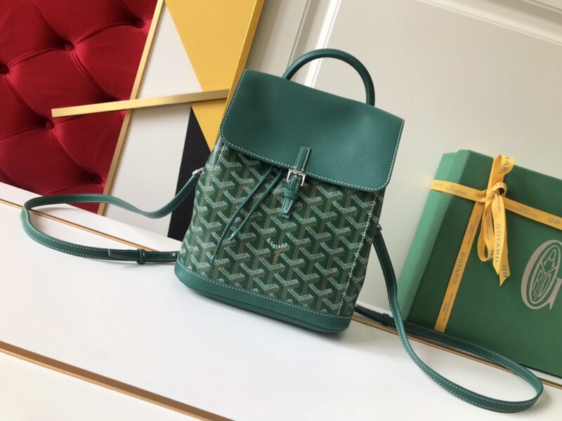 Replica Goyard Alpi Mini Backpack Green - Best Fake Designer Bags
