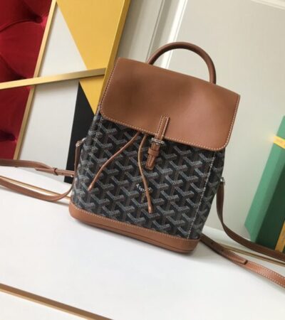 Replica Goyard Alpi Mini Backpack Brown - Best Fake Designer Bags