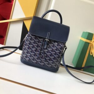 Replica Goyard Alpi Mini Backpack Dark Blue - Best Fake Designer Bags