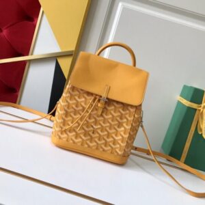 Replica Goyard Alpi Mini Backpack Yellow - Best Fake Designer Bags