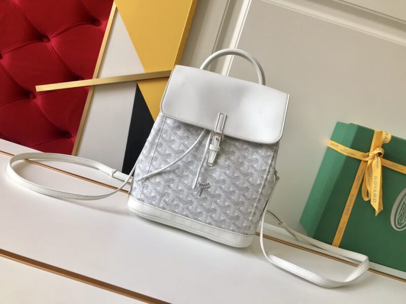 Replica Goyard Alpi Mini Backpack White - Best Fake Designer Bags