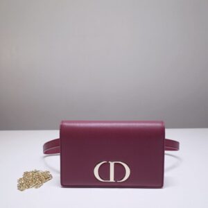 Replica Dior 30 Montaigne Pouch Red - Best Fake Designer Bags