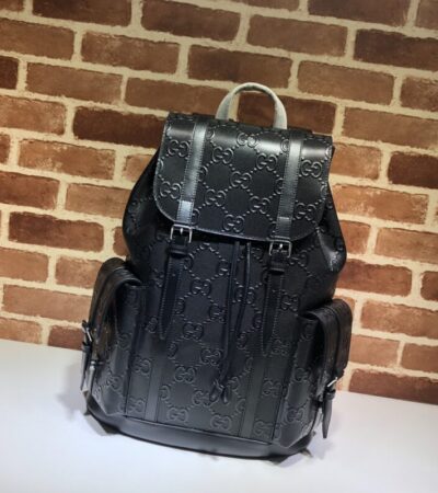Replica Gucci  Medium Backpack Full Black - Best Fake Designer Bags