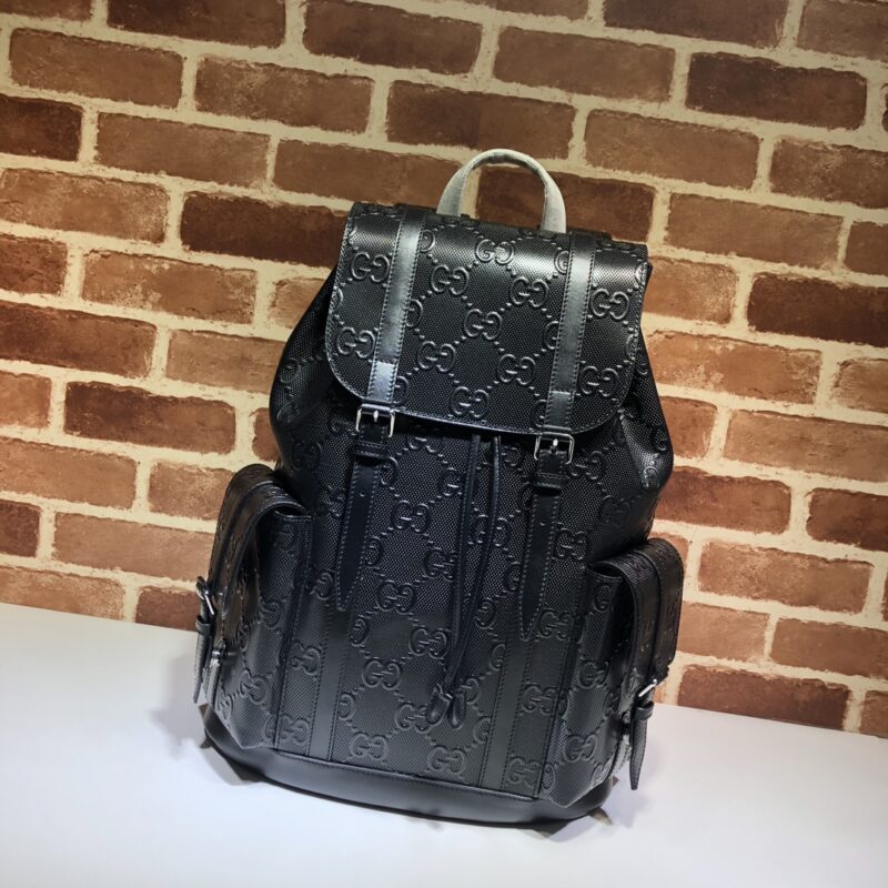 Replica Gucci  Medium Backpack Full Black - Best Fake Designer Bags