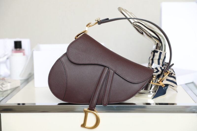 Replica Dior Saddle Bag Bordeaux - Best Fake Designer Bags