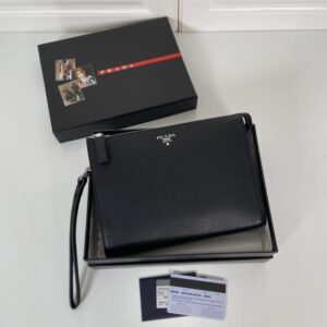 Replica Prada Saffiano Pouch - Best Fake Designer Bags