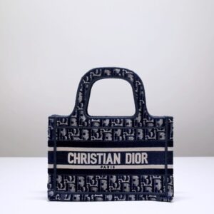 Replica Dior Tote Book Mini CD Blue - Best Fake Designer Bags