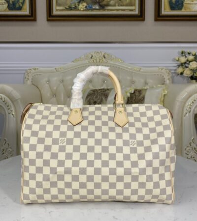 Replica Louis Vuitton Speedy White Grid - Best Fake Designer Bags