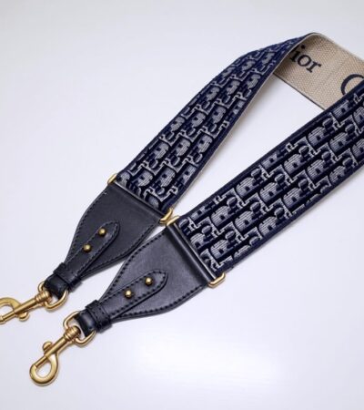 Replica Dior Adjustable Shoulder Strap Grey - Best Fake Designer Bags