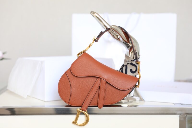 Replica Dior Saddle Bag Small Brown - Best Fake Designer Bags