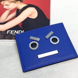 Replica Fendi Card Holder Blue - Best Fake Designer Bags