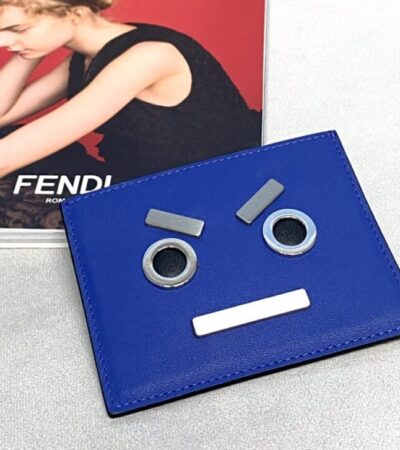 Replica Fendi Card Holder Blue - Best Fake Designer Bags