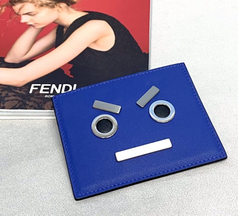 Replica Fendi Card Holder Blue - Best Fake Designer Bags