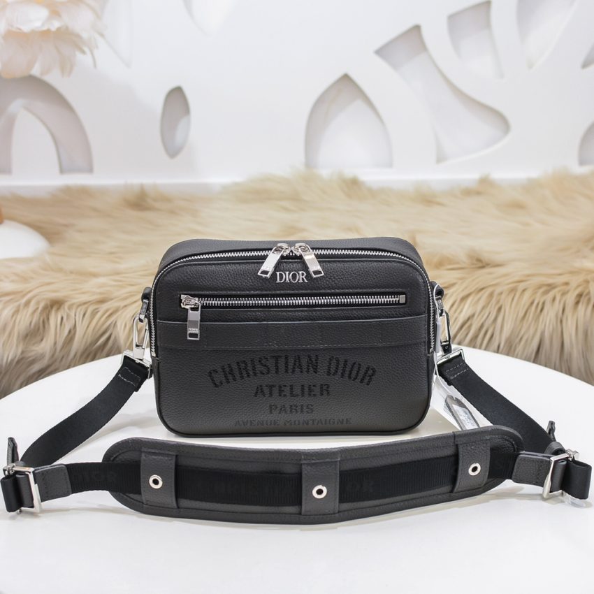Replica Dior Safari Bag with Strap Black - Best Fake Designer Bags
