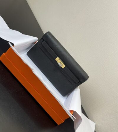 Replica Hermes Kelly Elan Black - Best Fake Designer Bags