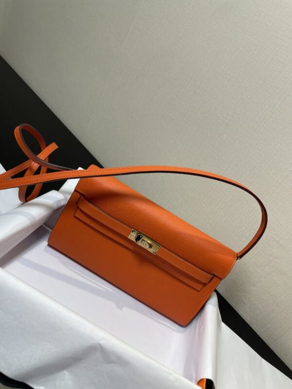 Replica Hermes Kelly Elan Orange - Best Fake Designer Bags