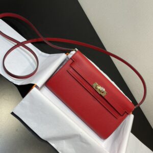 Replica Hermes Kelly Elan Red - Best Fake Designer Bags