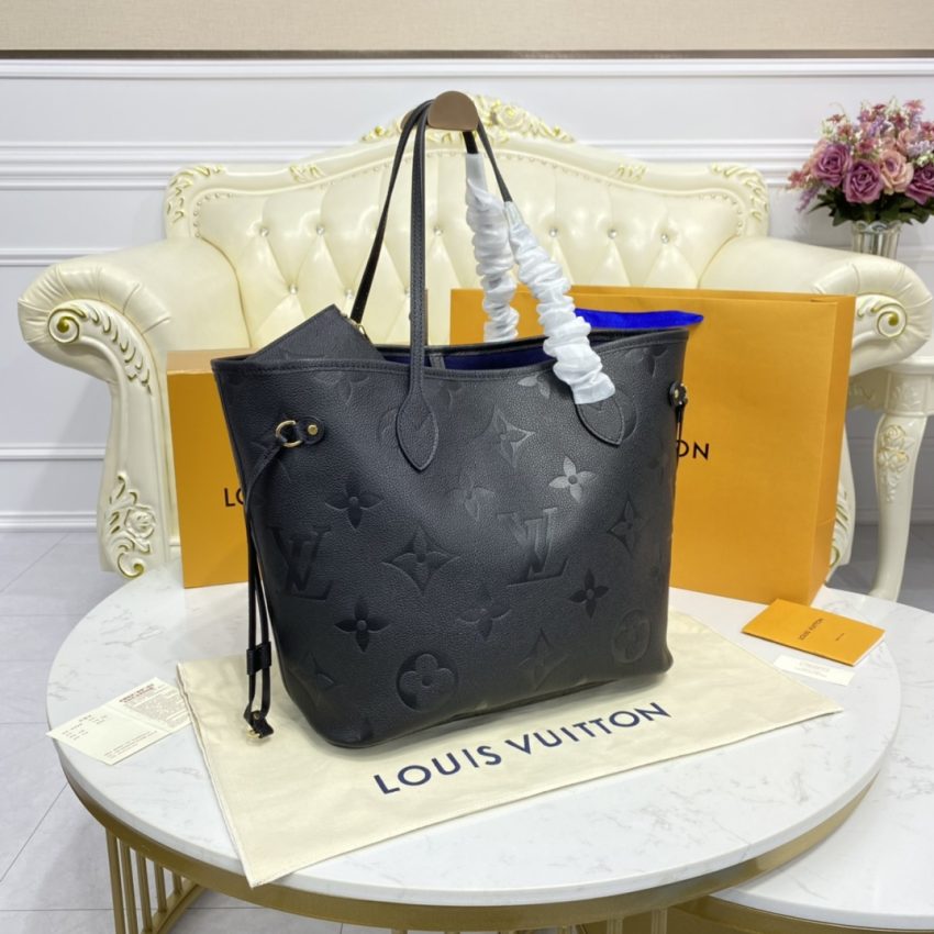 Replica Louis Vuitton Neverfull MM Full Black 4 Replica Louis Vuitton Neverfull MM Full Black - top-rated replica designer bag
