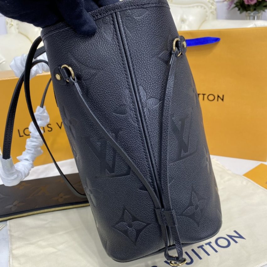 Replica Louis Vuitton Neverfull MM Full Black 6 Replica Louis Vuitton Neverfull MM Full Black - premium-grade designer purse dupe