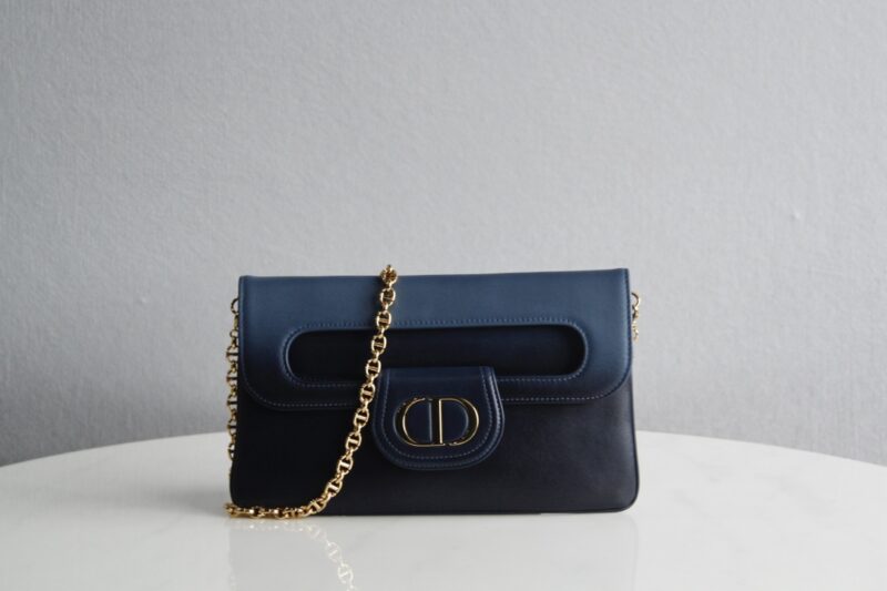 Replica Dior Double Bag Blue - Best Fake Designer Bags