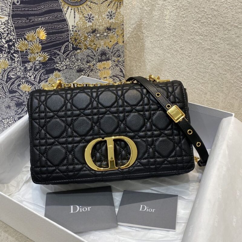 Replica Dior Caro Bag Black - Best Fake Designer Bags