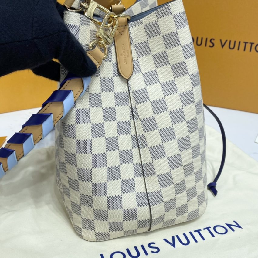 Replica Louis Vuitton NeoNoe BB White Grid 4 Replica Louis Vuitton NeoNoe BB White Grid - 1:1 designer replica handbag
