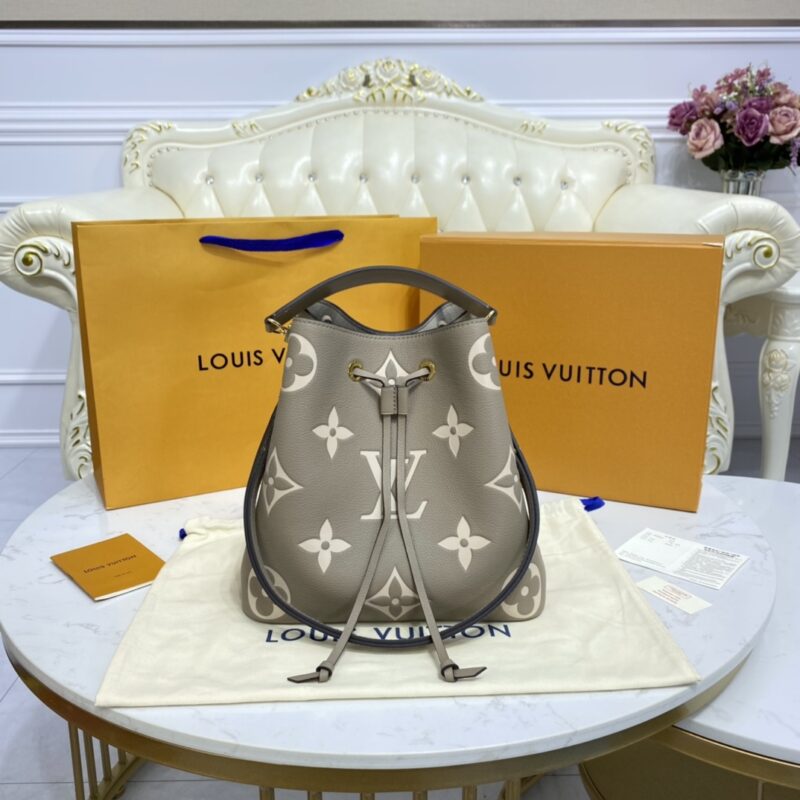 Replica Louis Vuitton Noe Bucket Beige MM - best quality luxury bag dupe