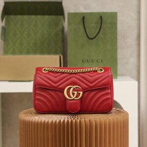 Replica Gucci GG Marmont 1955  Medium Red - Best Fake Designer Bags