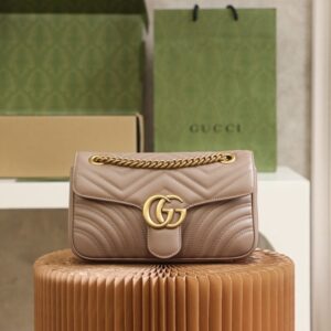 Replica Gucci GG Marmont  Medium Nude - Best Fake Designer Bags