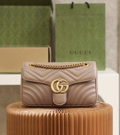 Replica Gucci GG Marmont  Medium Nude - Best Fake Designer Bags
