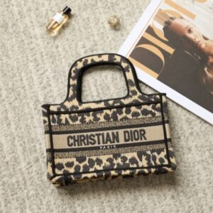 Replica Dior Tote Book Mini Leopard - Best Fake Designer Bags