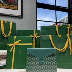 Replica Goyard Camond Pouch Green - Best Fake Designer Bags