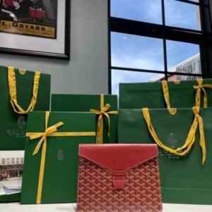 Replica Goyard Camond Pouch Red - Best Fake Designer Bags