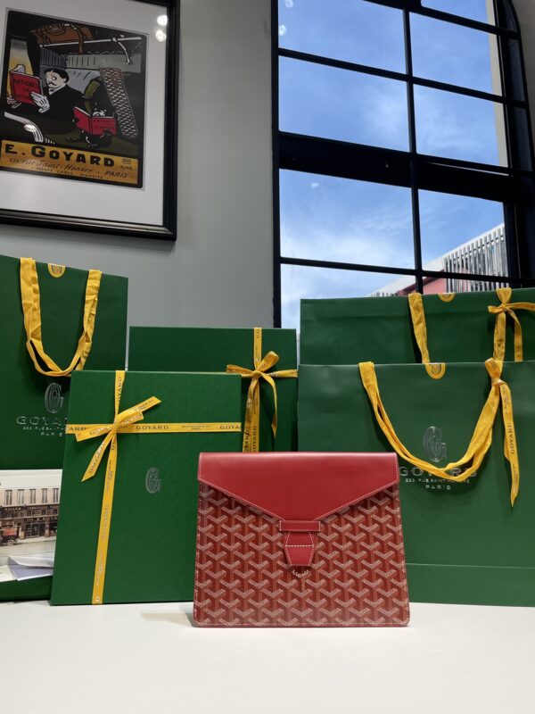 Replica Goyard Camond Pouch Red - Best Fake Designer Bags