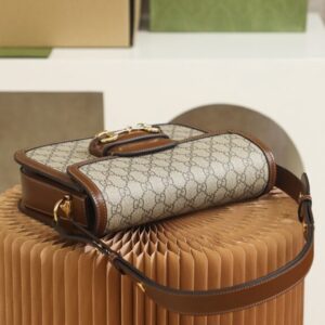 Replica Gucci Horsebit 1955 Classic Brown - near-authentic luxury replica handbag