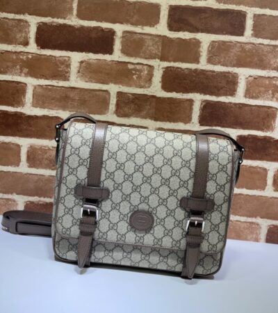 Replica Gucci   GG Supreme Shoulder Bag Beige - Best Fake Designer Bags