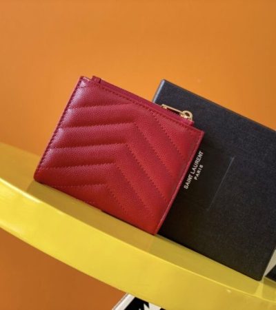 Replica Yves Saint Laurent Zipper Wallet - premium 1:1 fake handbag model