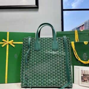 Replica Goyard Voltaire Dark Green - Best Fake Designer Bags