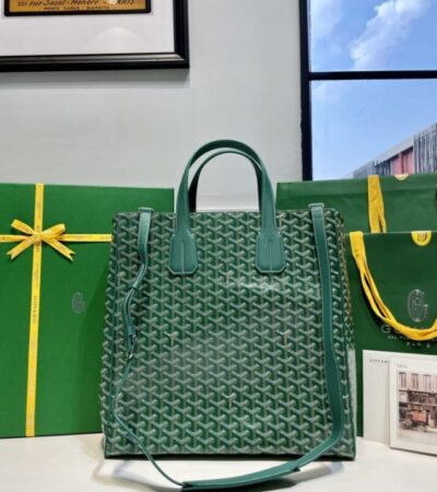 Replica Goyard Voltaire Dark Green - Best Fake Designer Bags
