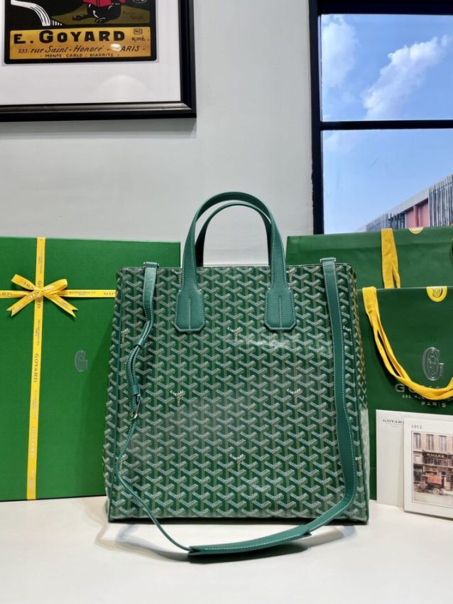 Replica Goyard Voltaire Dark Green - Best Fake Designer Bags